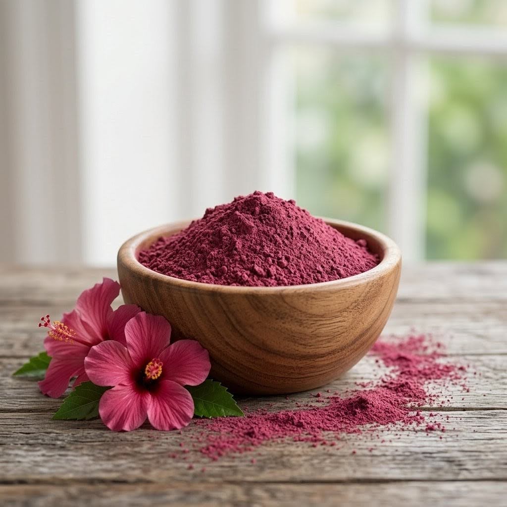 Premium Hibiscus Flower Powder – 100g - Image 2